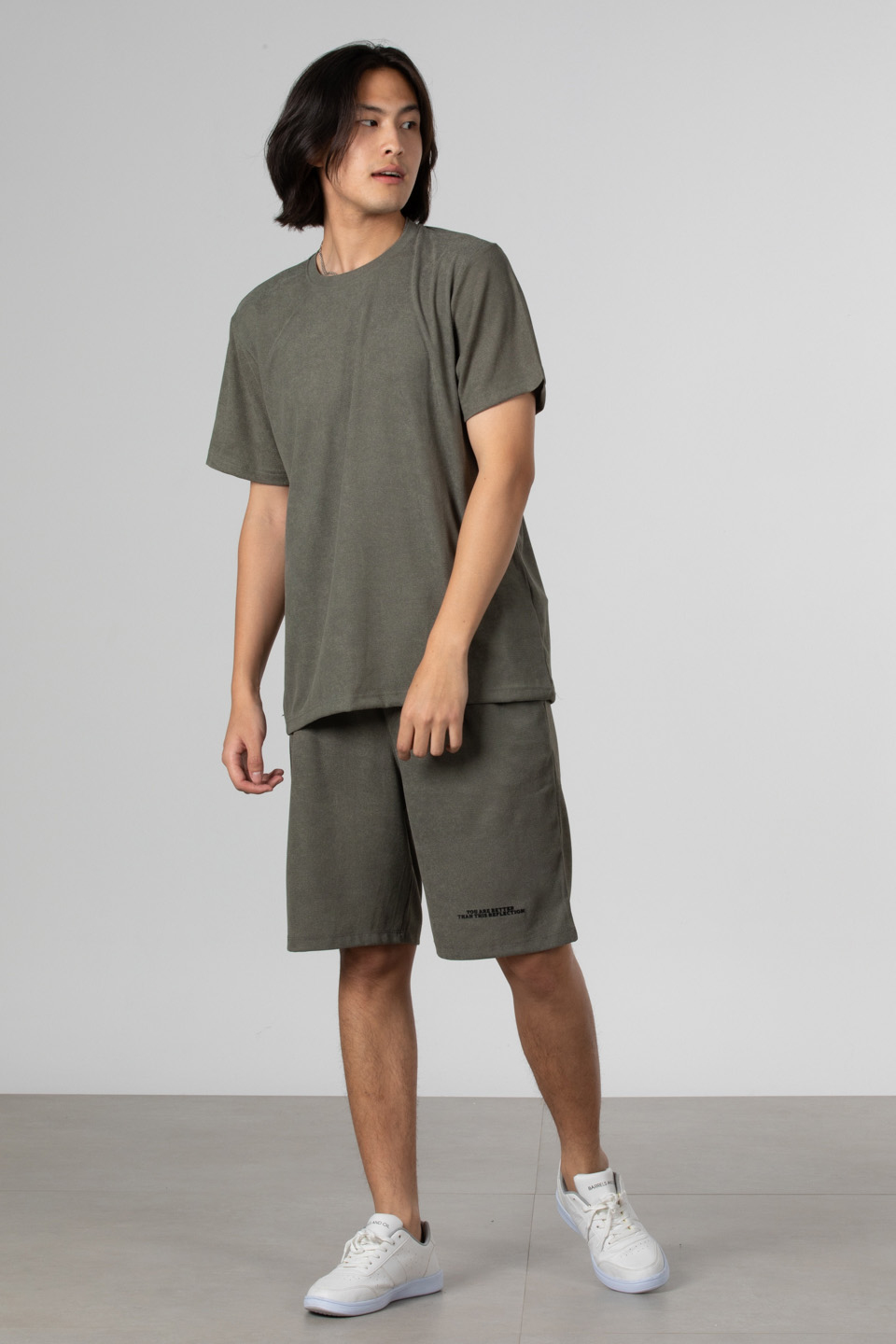 Buklet jakar t-shirt-8032 Haki