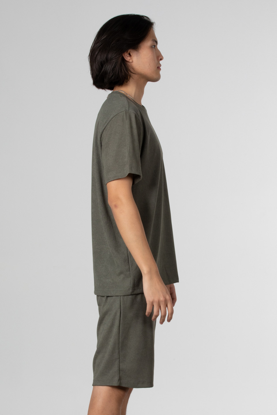 Buklet jakar t-shirt-8032 Haki