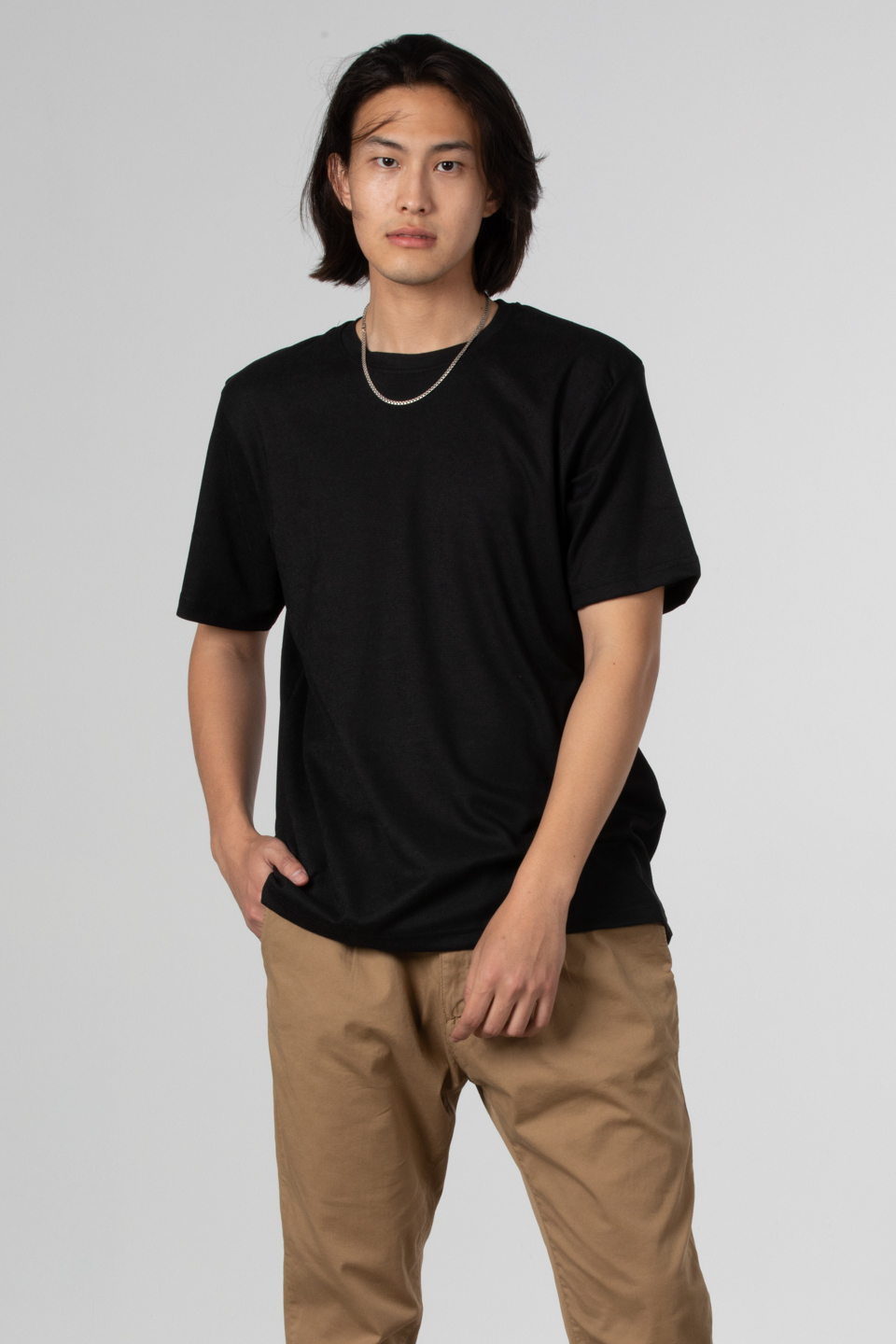 Buklet jakar t-shirt-8032 Siyah