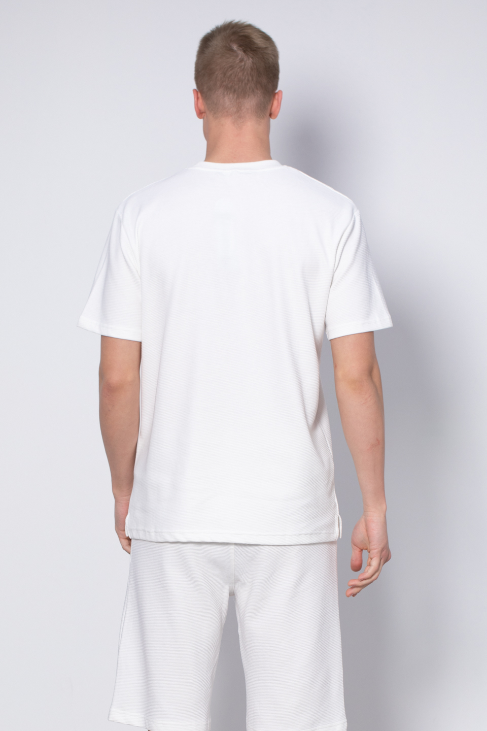 Cepli ottoman t-shirt-2305 Ekru