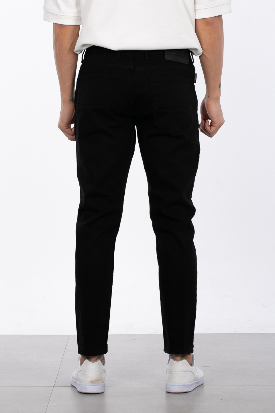 Dar paça pantolon-2834 Siyah
