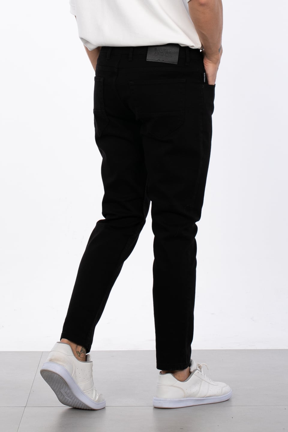 Dar paça pantolon-2834 Siyah