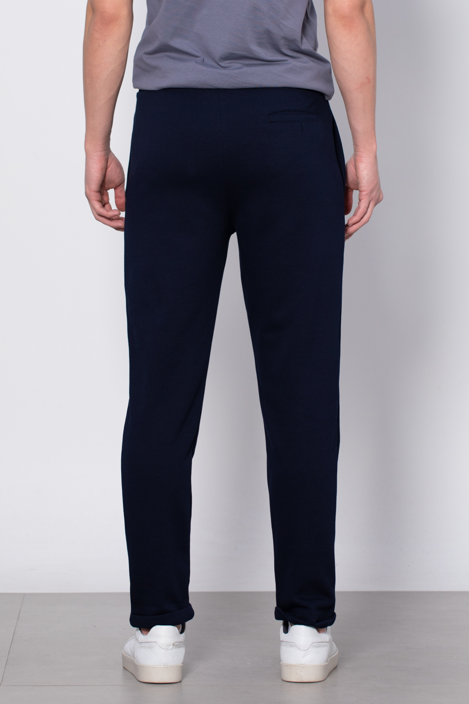 Double paça pantolon-9036 Lacivert