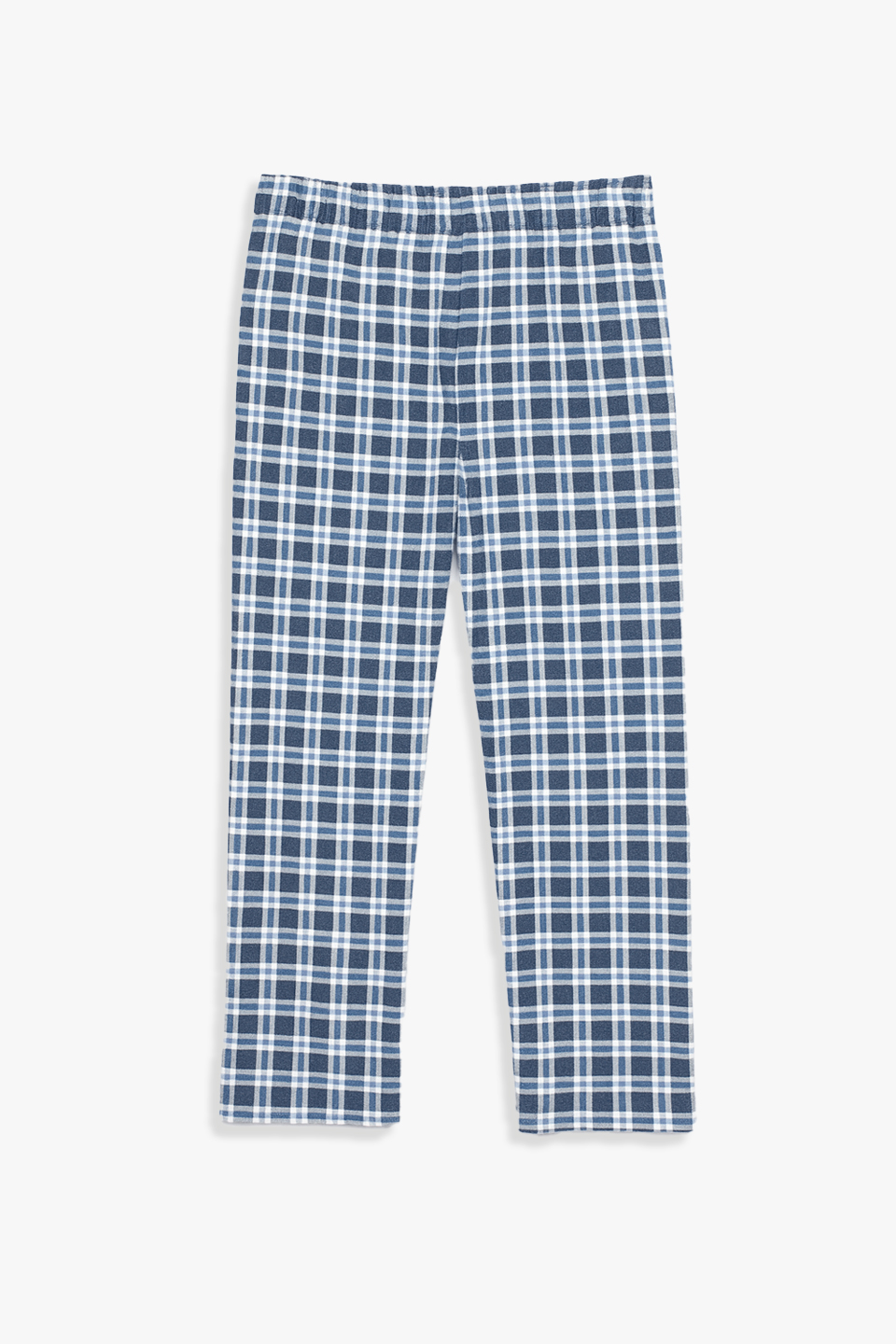 Ekoseli pijama altı-0110-64 İndigo