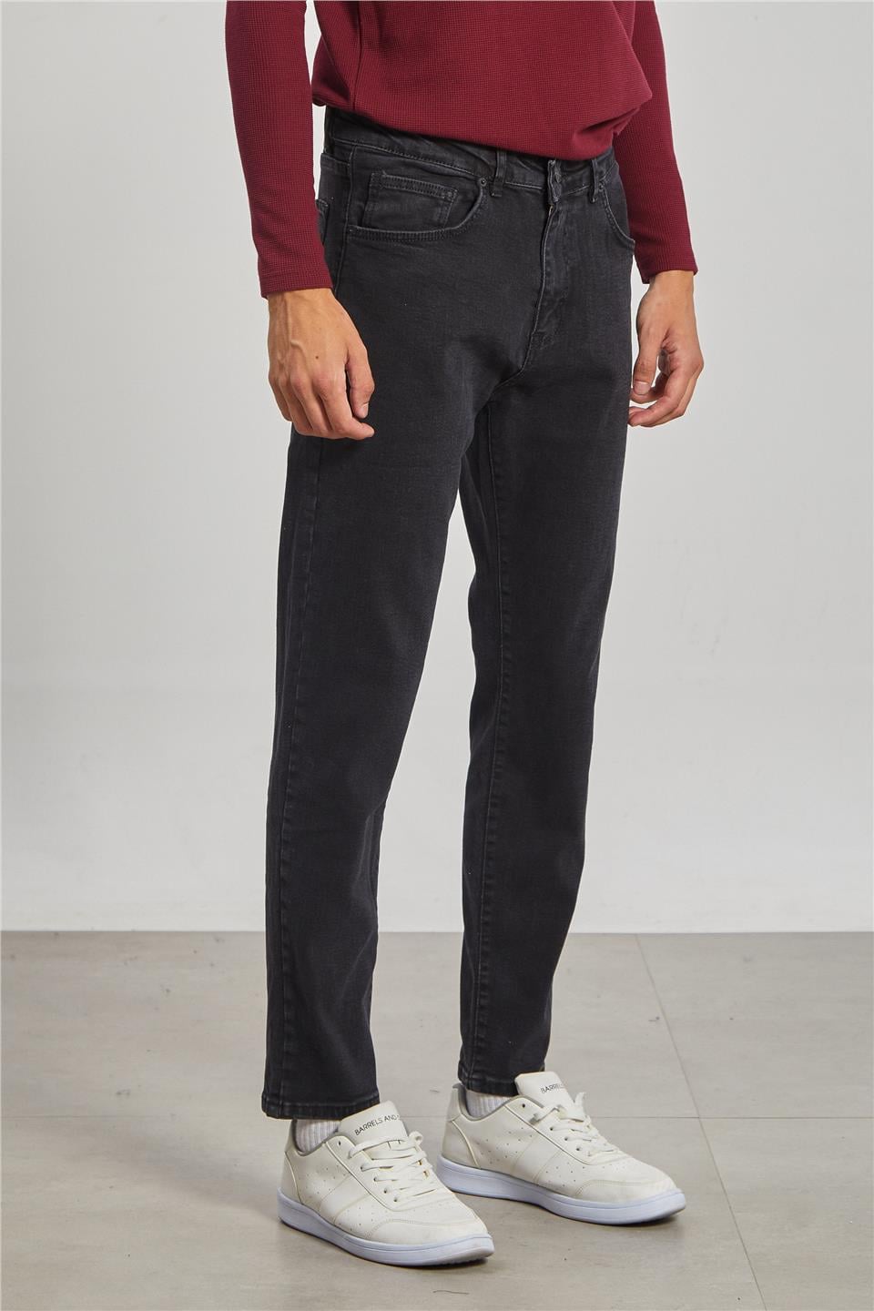 Erkek Carrot Fit Pantolon - Antrasit