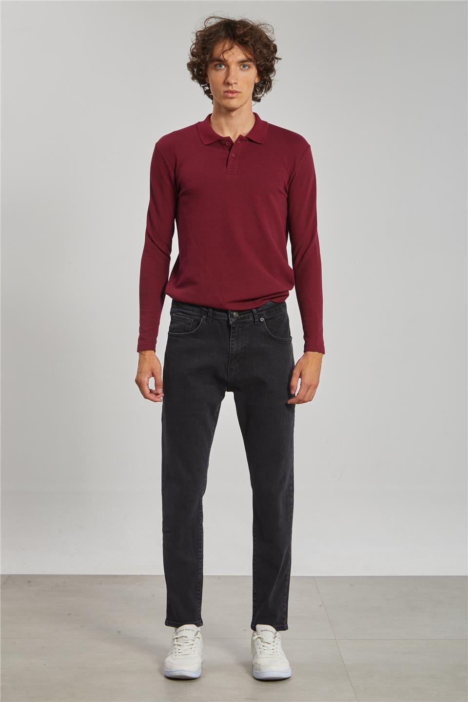 Erkek Carrot Fit Pantolon - Antrasit