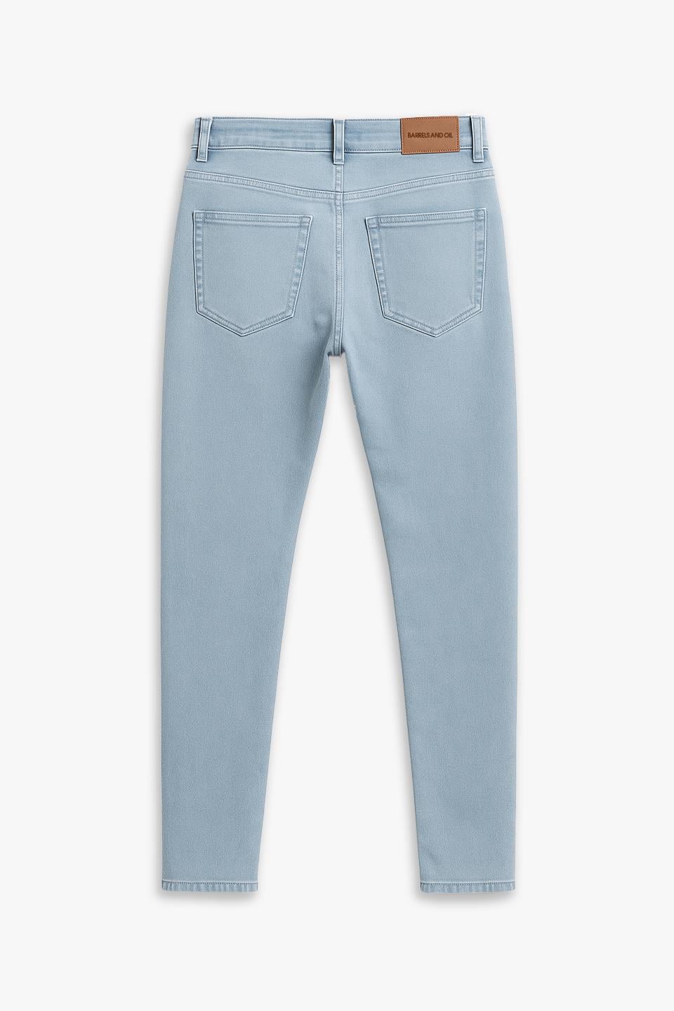 Erkek Carrot Fit Pantolon - Buz Mavi