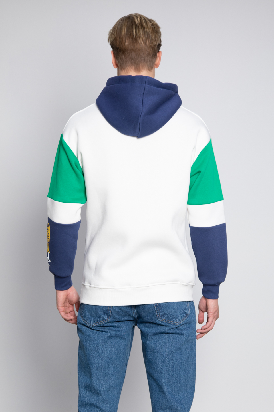 Garnili işlemeli sweat-2007 Ekru