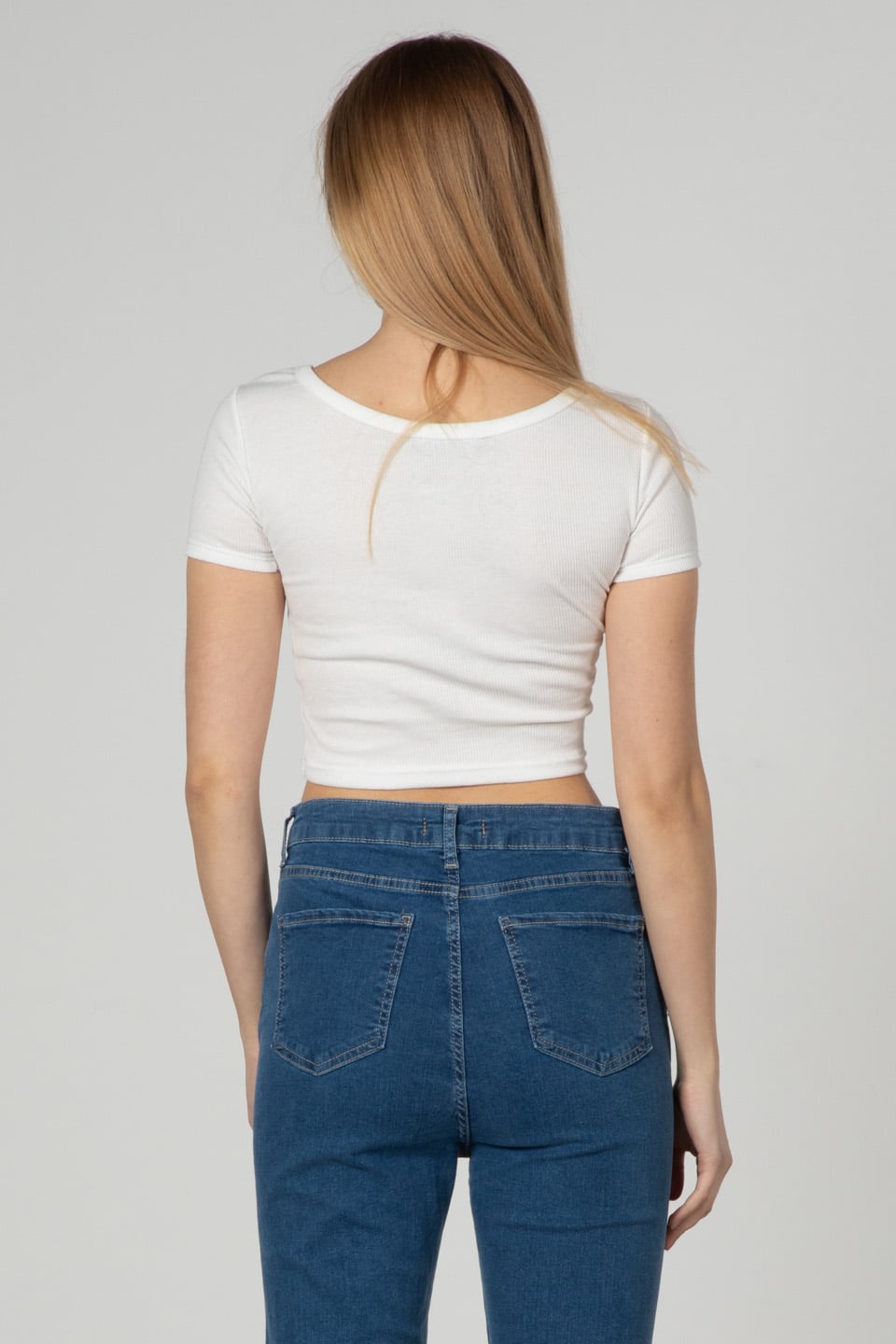 Geniş yaka kaşkorse body-1837 Ekru