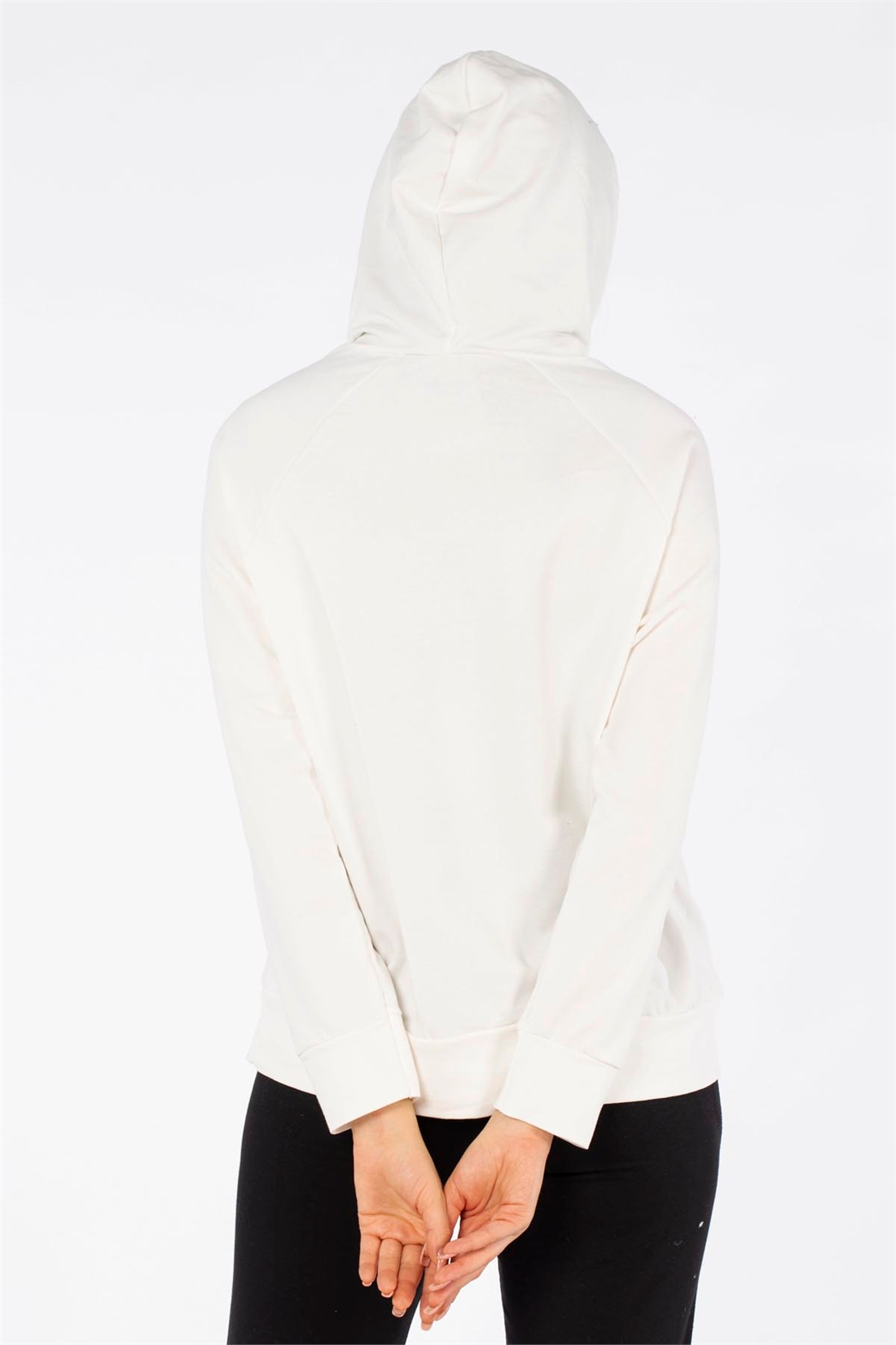 Georgia Baskılı Sweatshirt-Ekru