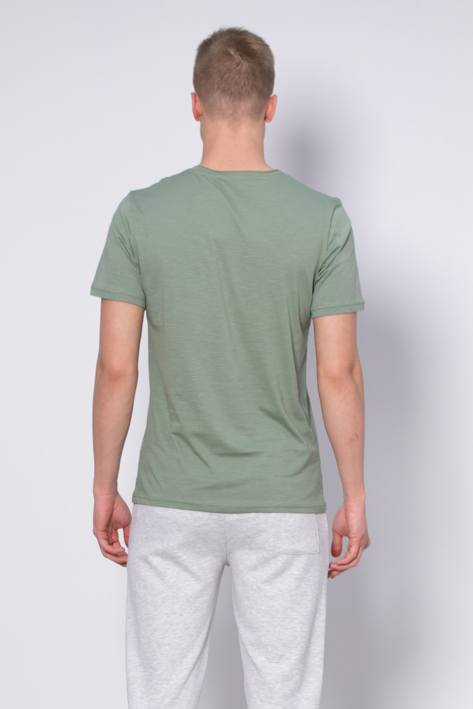 Göğüs cepli t-shirt-2000 Elma