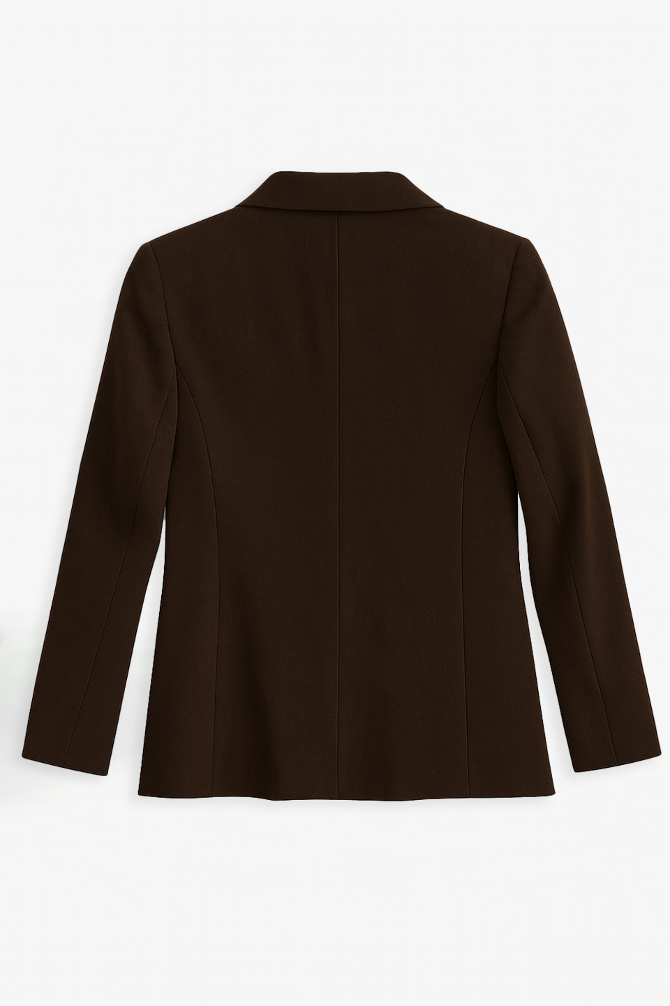 Kadın Çift Düğmeli Blazer Ceket - Kahve