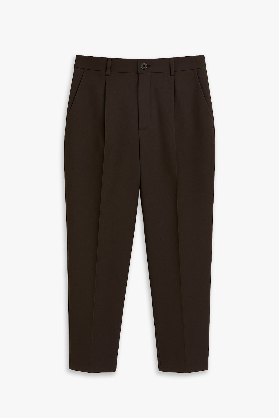 Kadın Havuç Kumaş Pantolon - Kahve