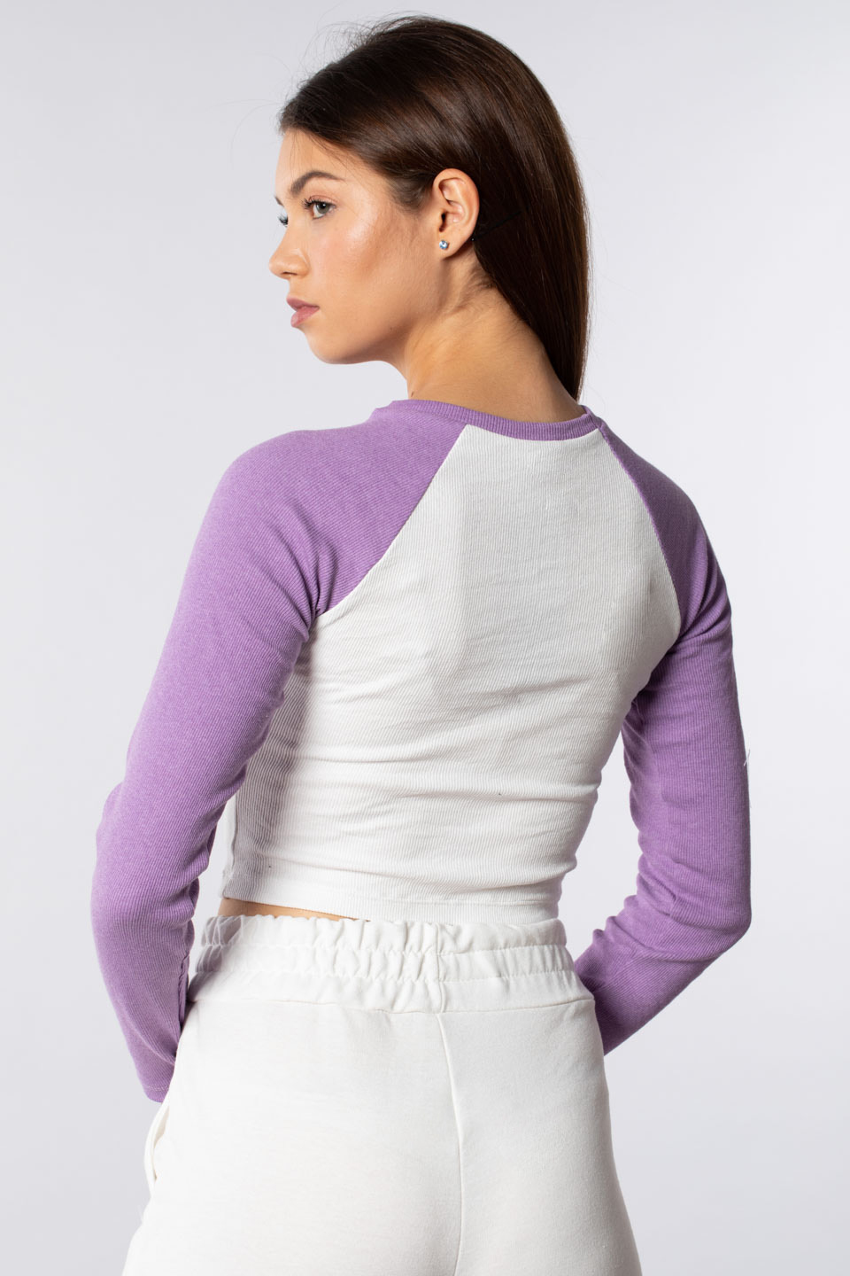 Kaplan baskılı body-2133 Lila