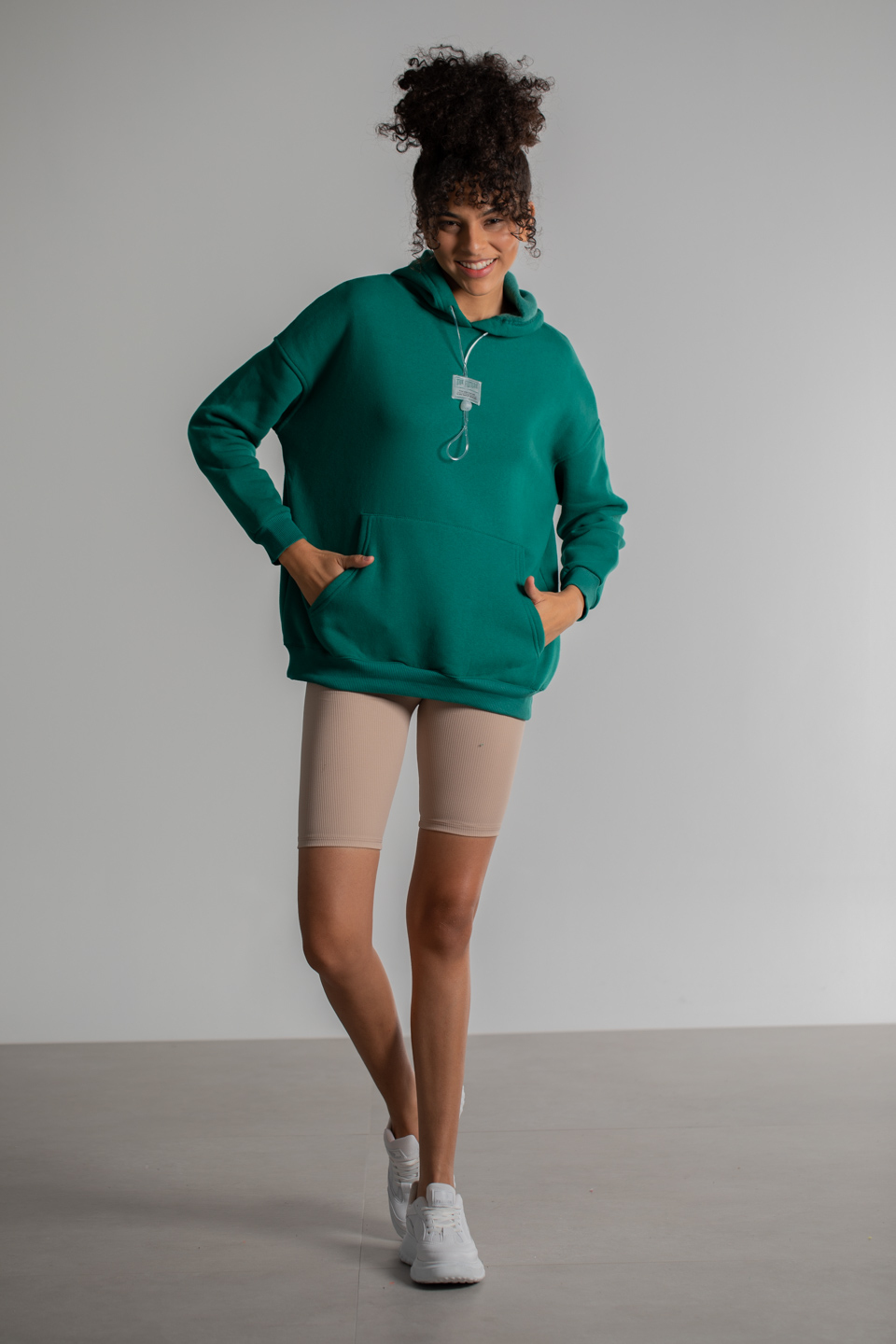 Kapüşonlu Kanguru Cep Sweatshirt - Benetton