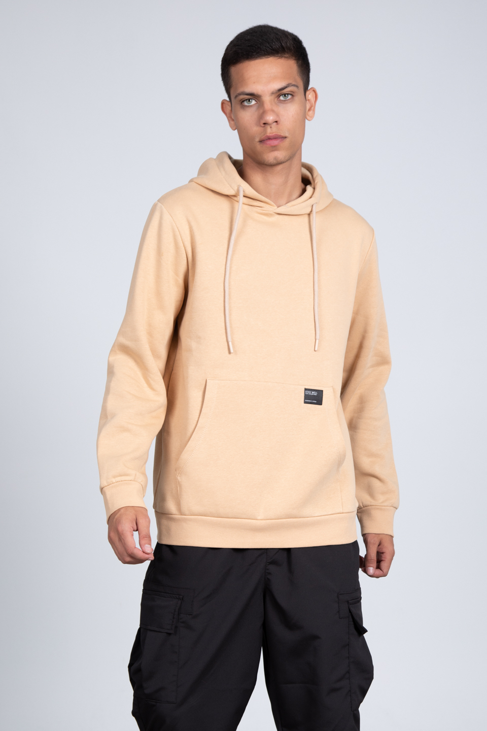 Kapüşonlu sweatshirt-5490 Kum