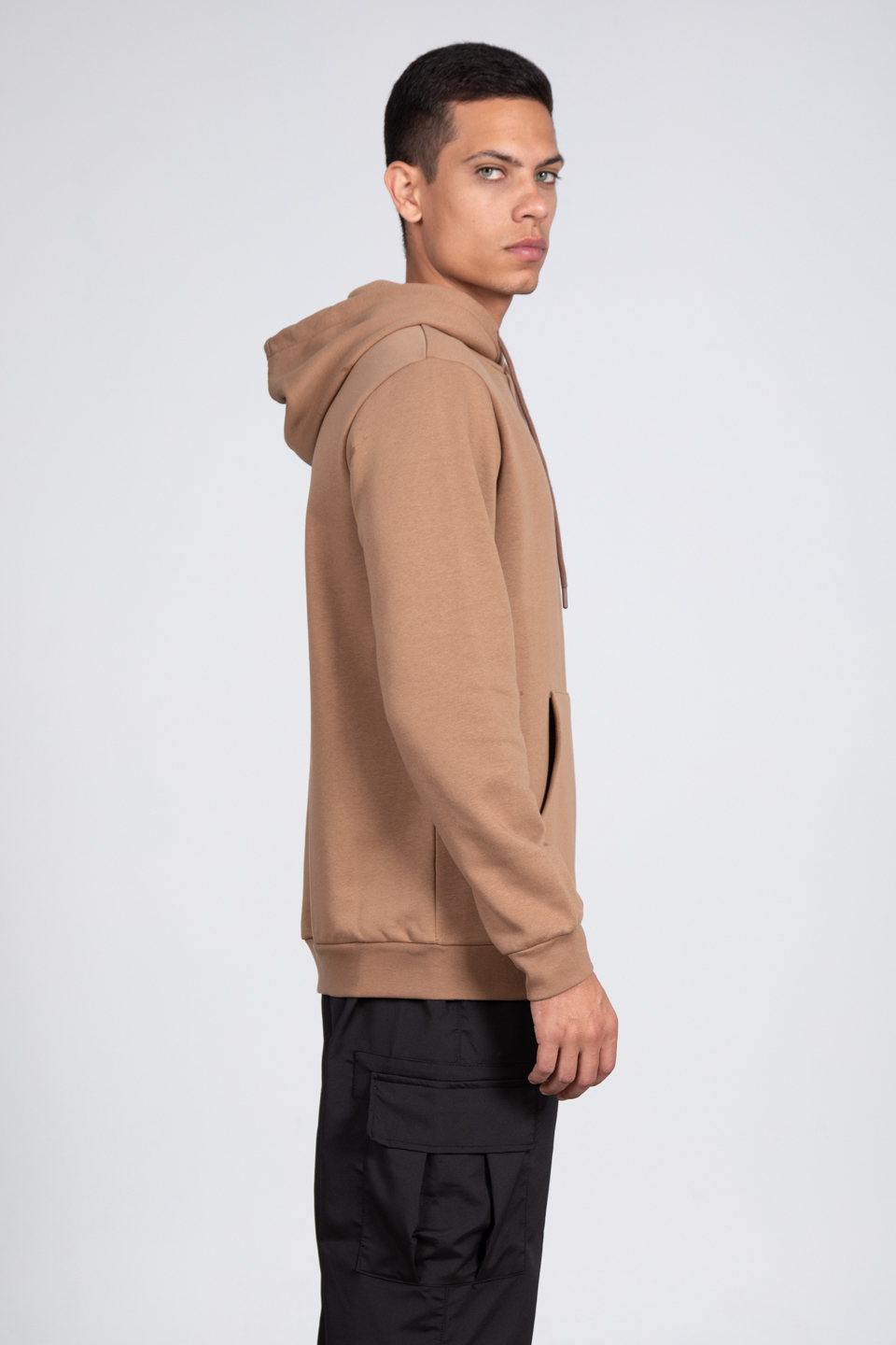 Kapüşonlu sweatshirt-5490 S.Kahve