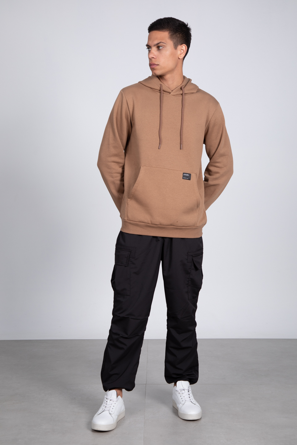 Kapüşonlu sweatshirt-5490 S.Kahve