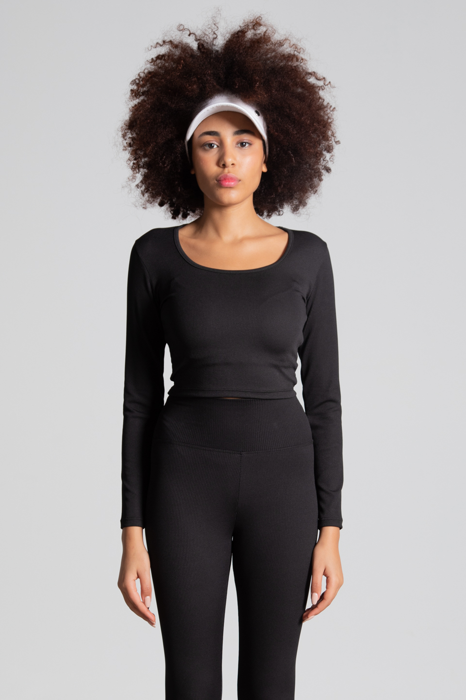 Kare yaka body-DVN0479 Siyah