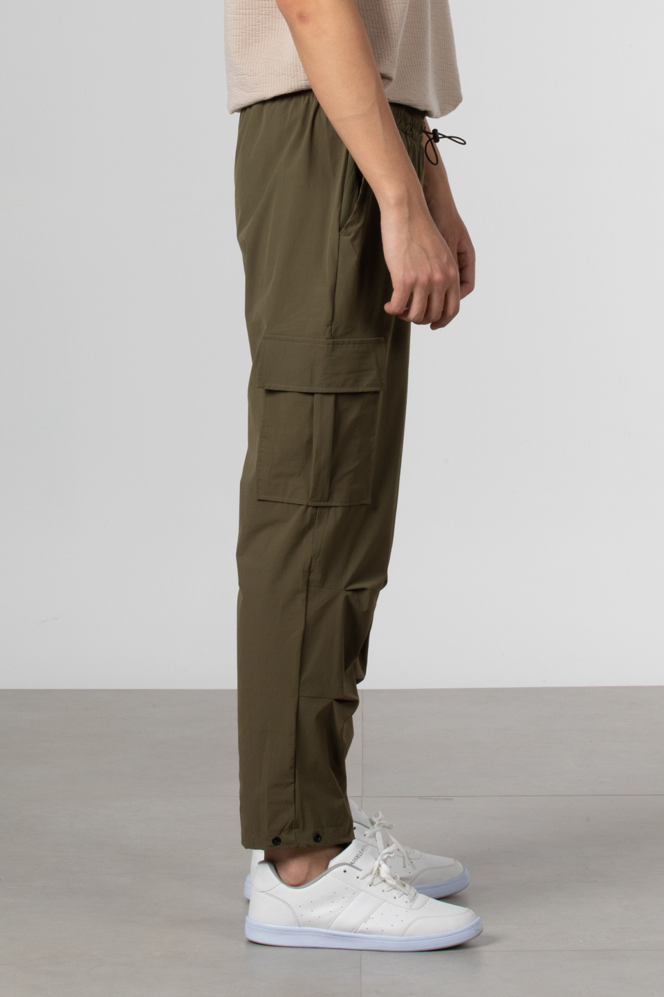Kargo cep paraşüt pantolon-9041 Haki