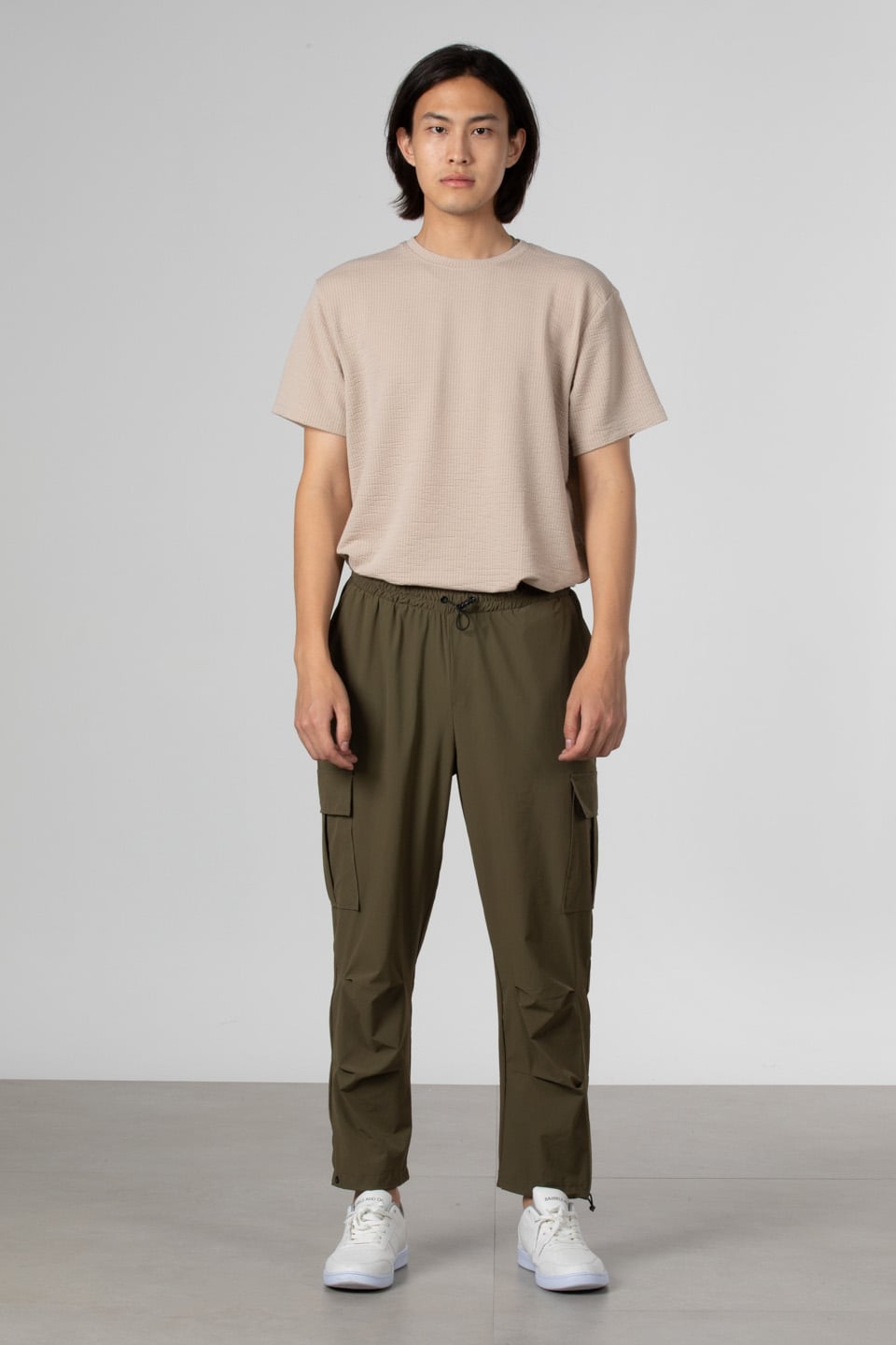 Kargo cep paraşüt pantolon-9041 Haki