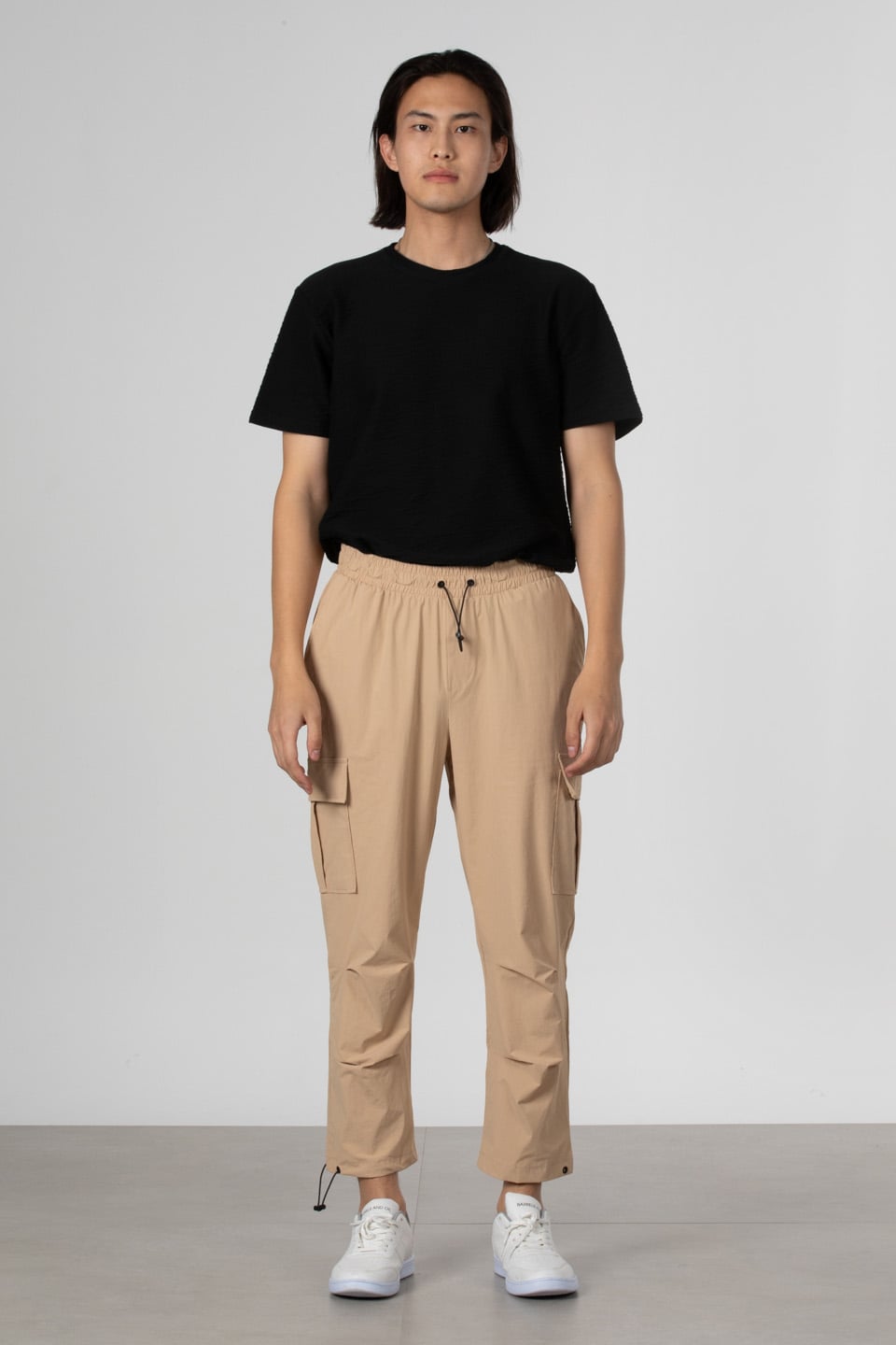 Kargo cep paraşüt pantolon-9041 Vizon