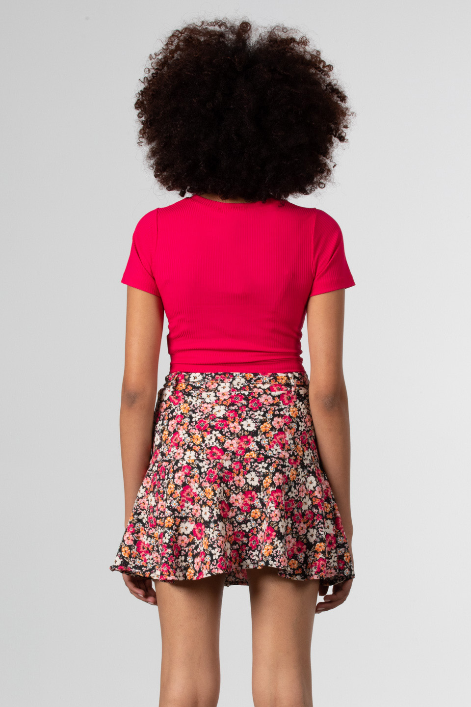 Kaşkorse göbek detaylı body-DVN0382 Fuşya