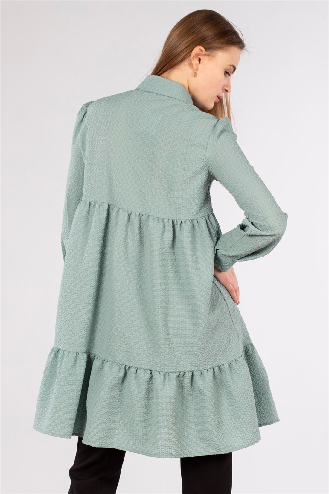Kat Kat Gömlek Tunik-Mint