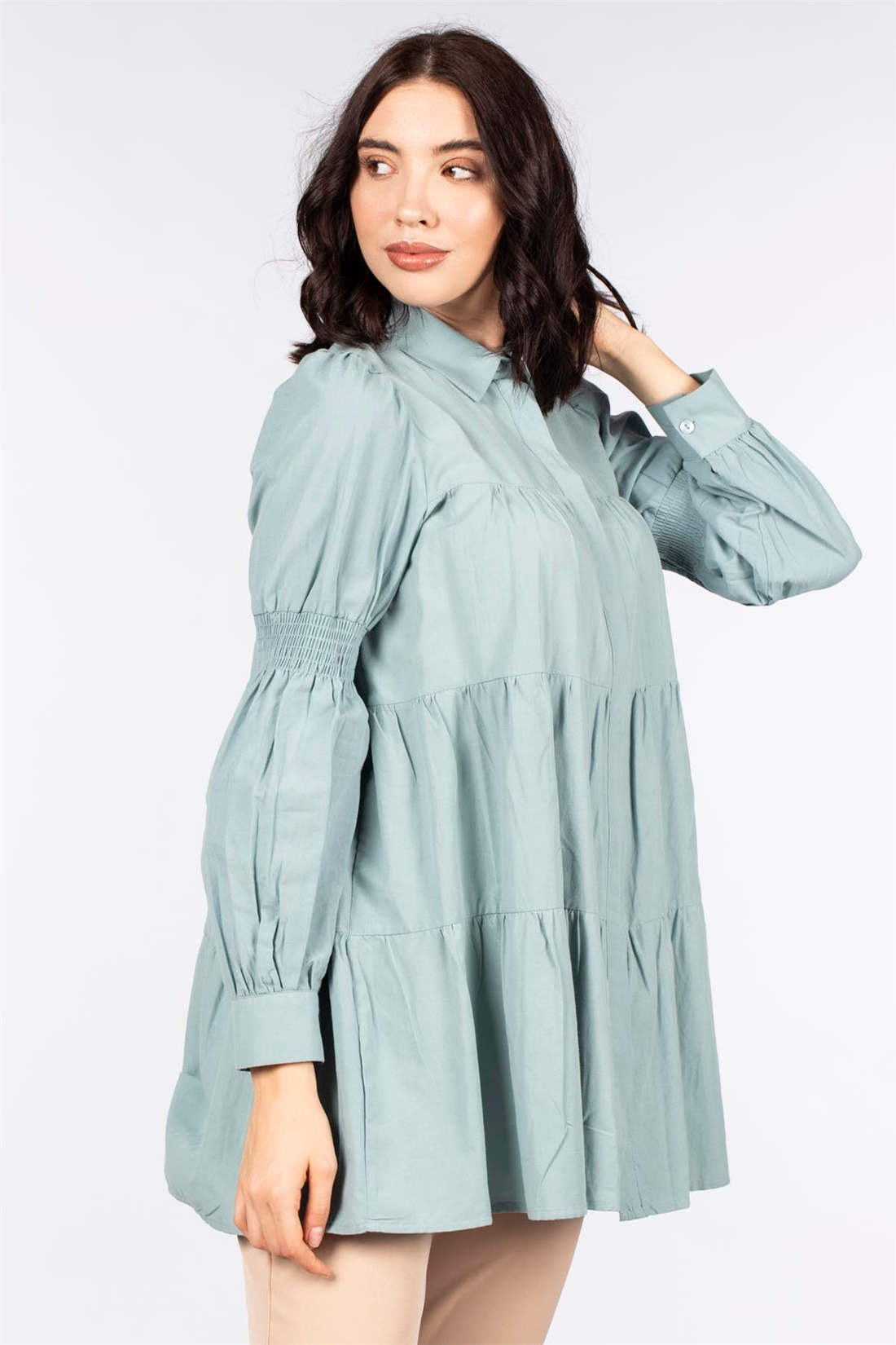 Kat Kat Tunik Gömlek-Mint