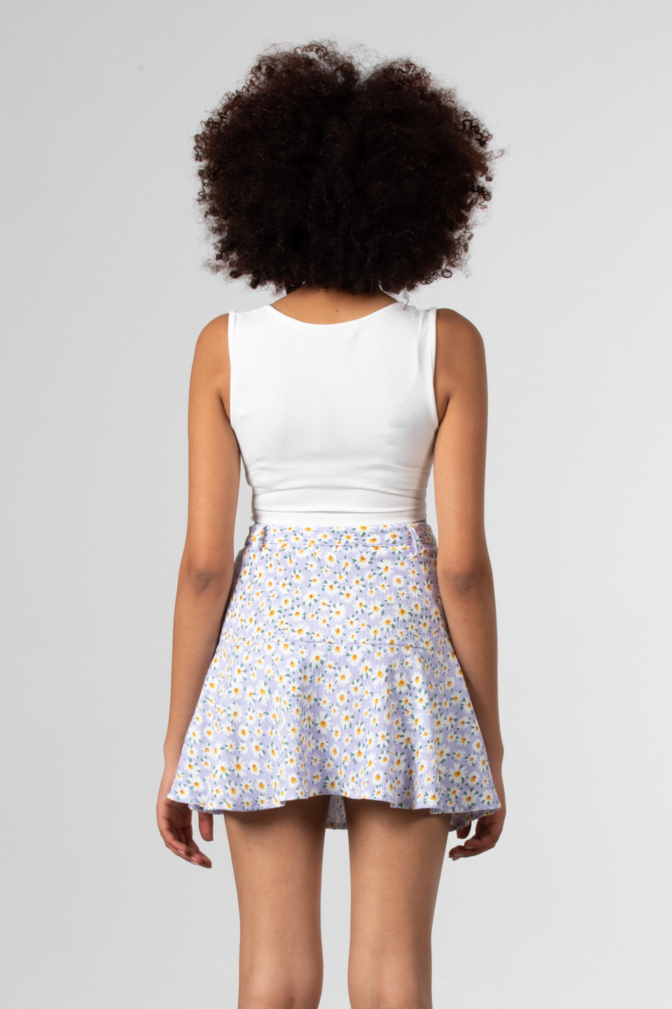 Kruvaze yaka crop body-81661 Beyaz