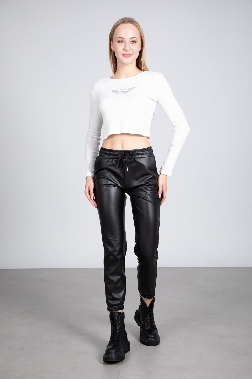 Likrasız ribana body-DVN0472 Ekru