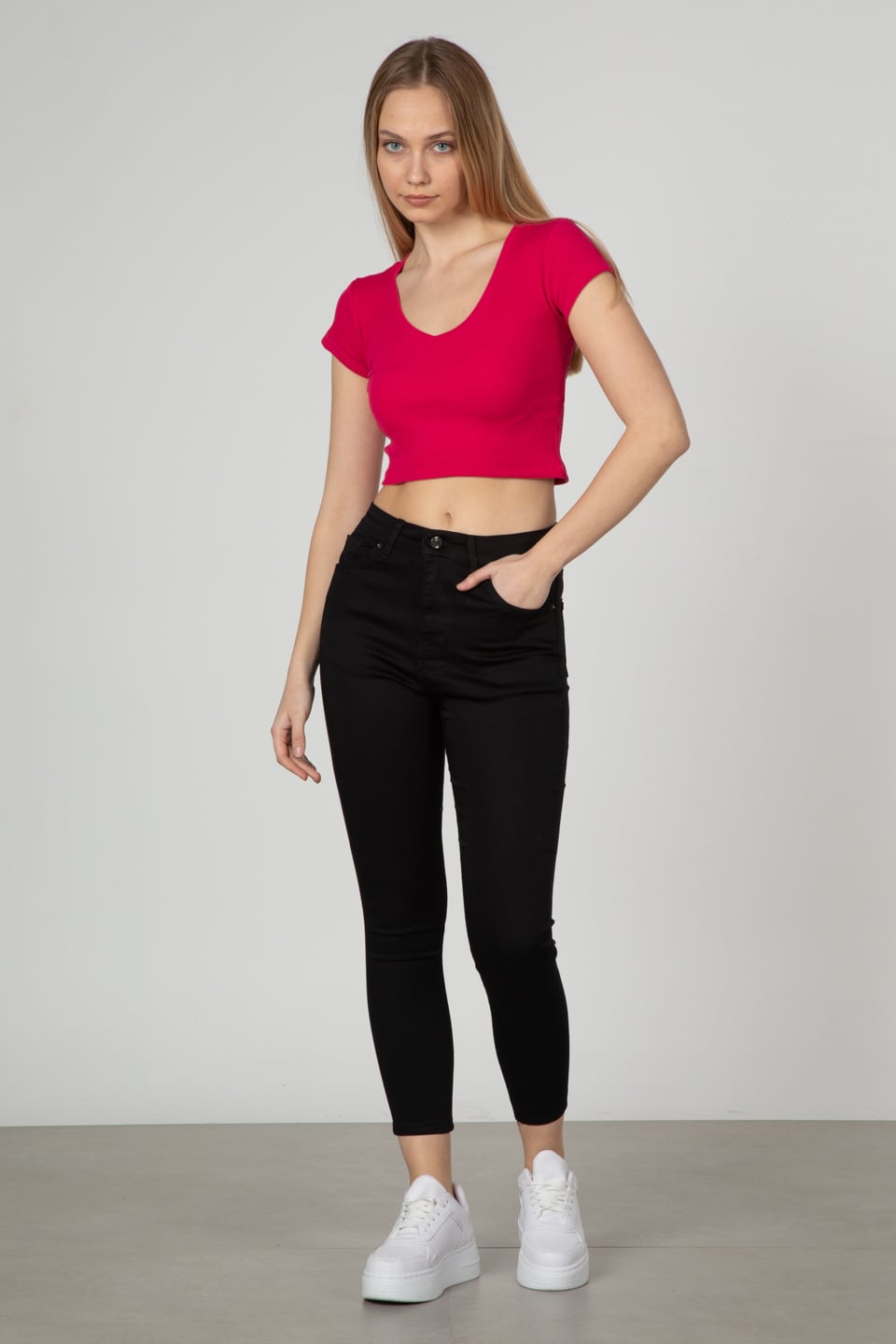 MİA Slim fit jean pantolon-4206 Siyah
