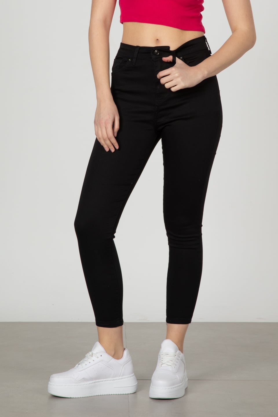 MİA Slim fit jean pantolon-4206 Siyah