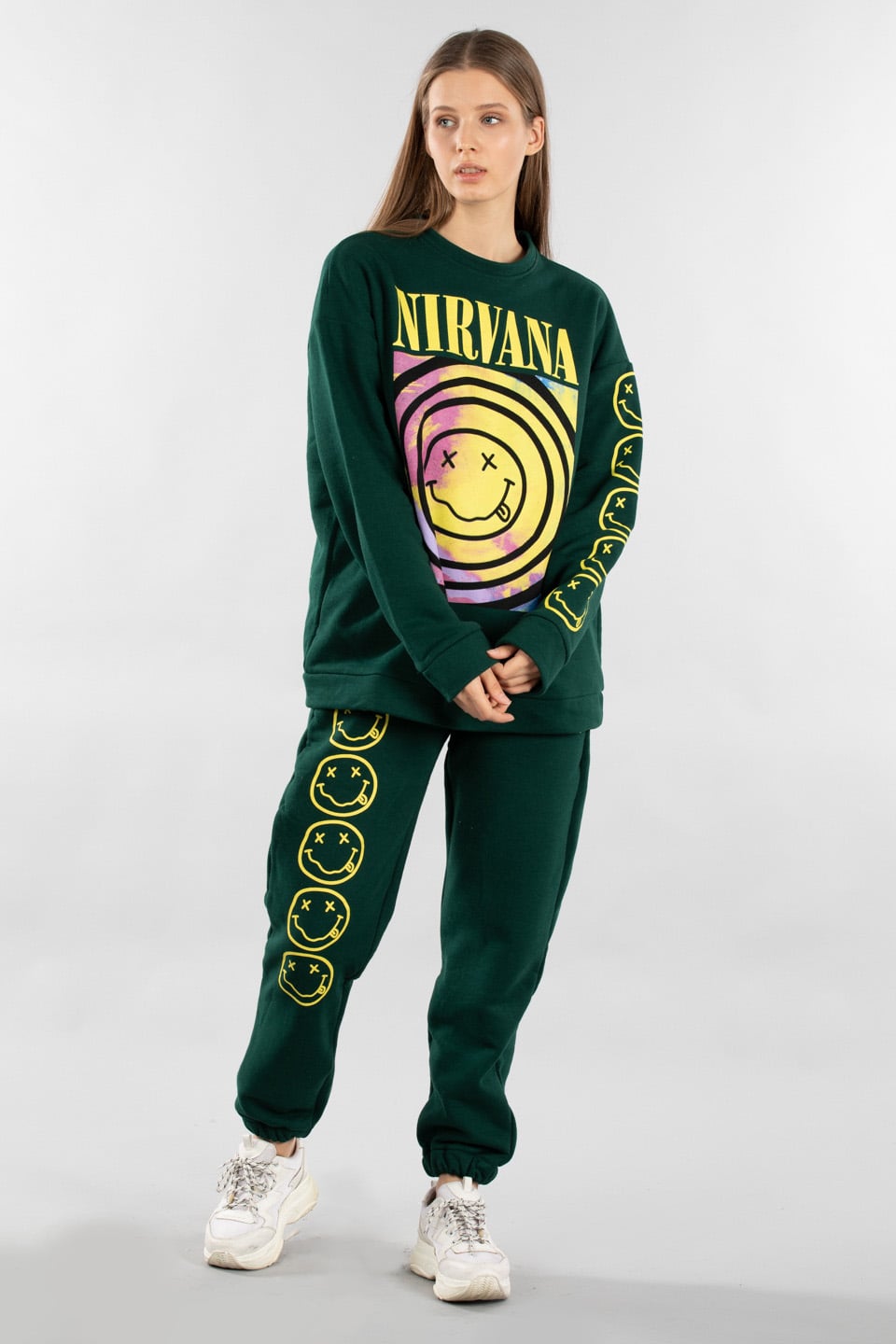 Nirvana Baskılı Eşofman Takımı - Nefti