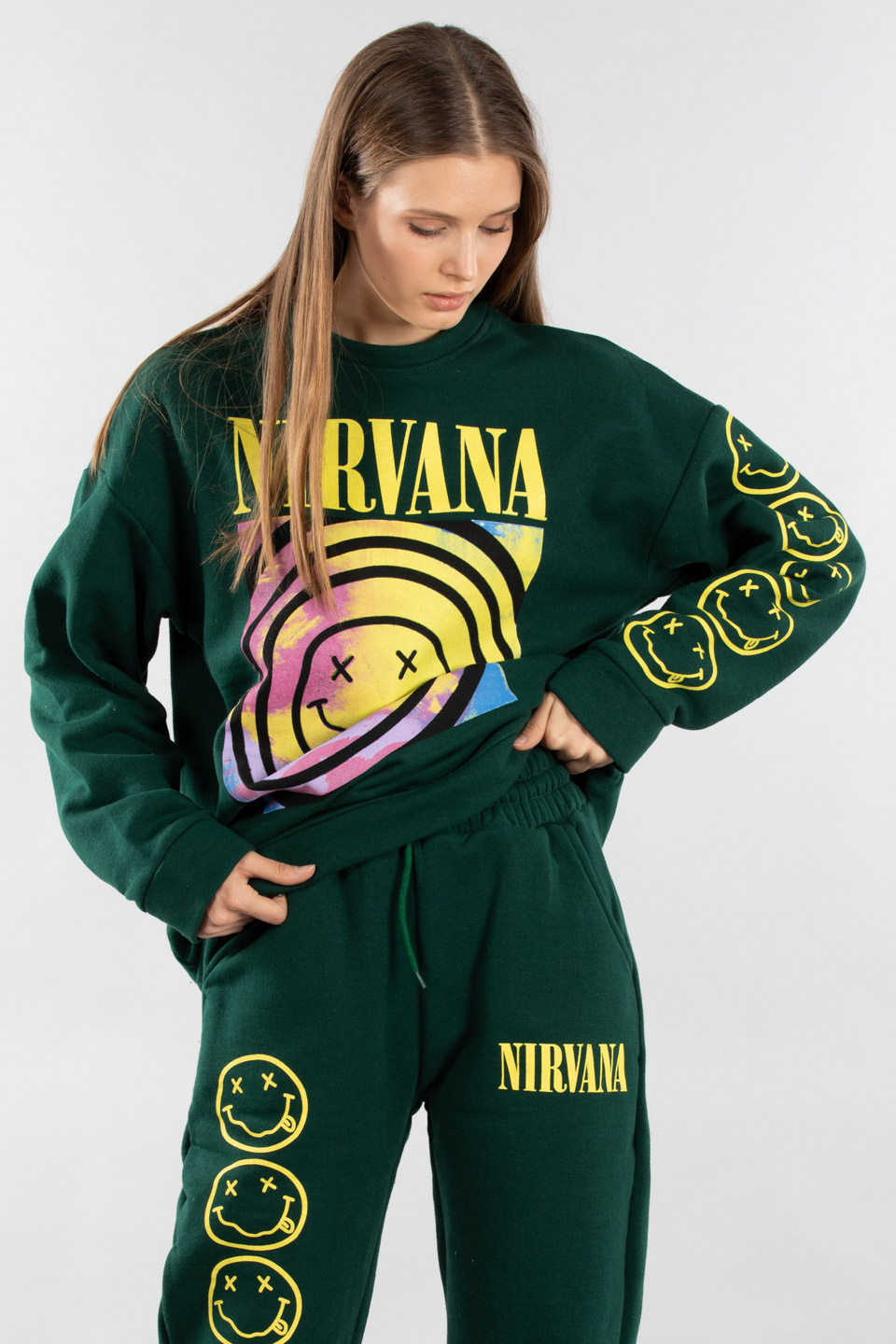 Nirvana Baskılı Eşofman Takımı - Nefti