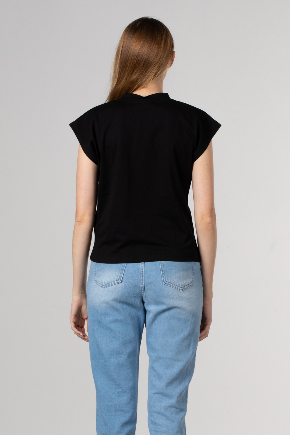 No love lost baskılı t-shırt-4217 Siyah