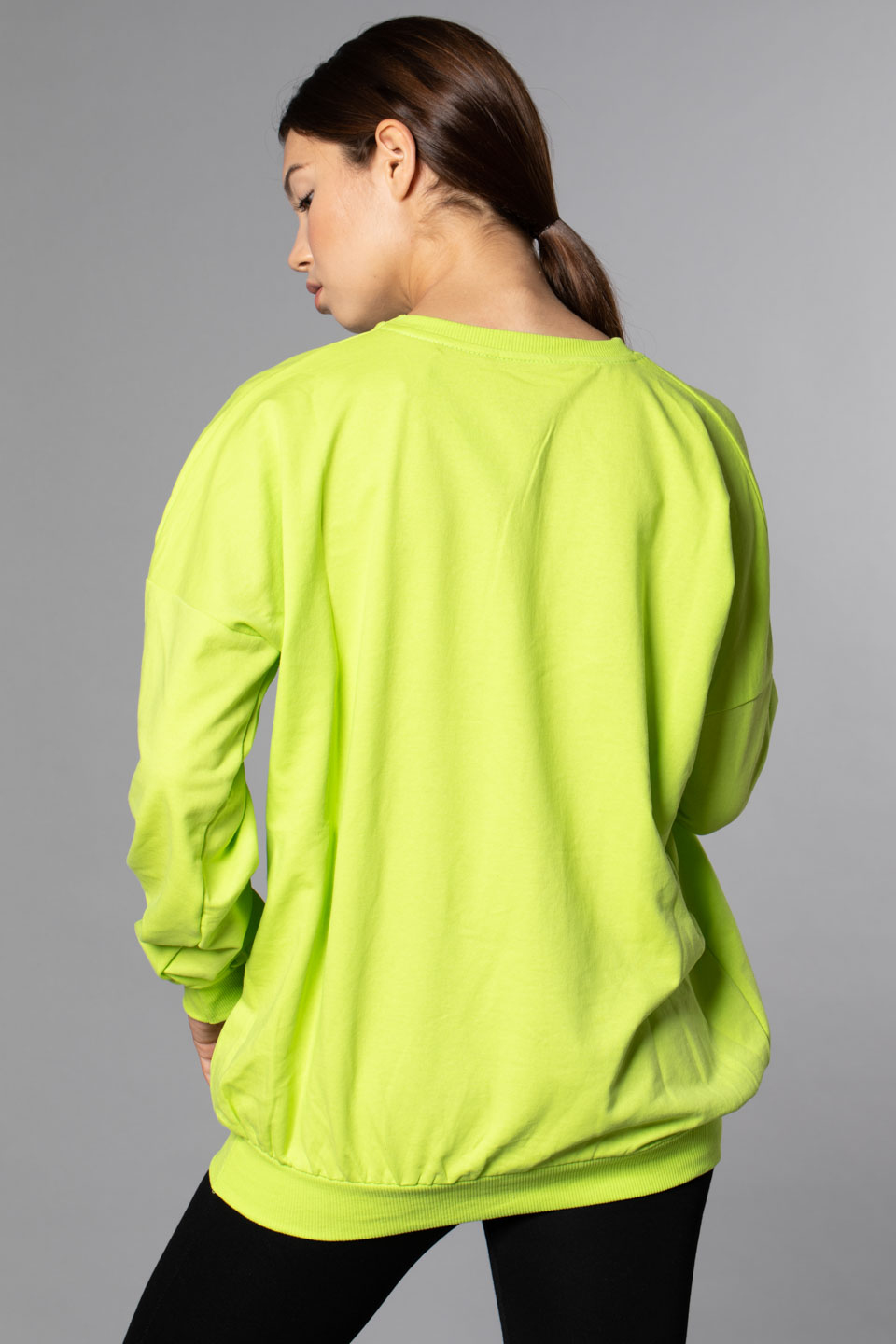 North Shore Baskılı Sweatshirt-N.Yeşil