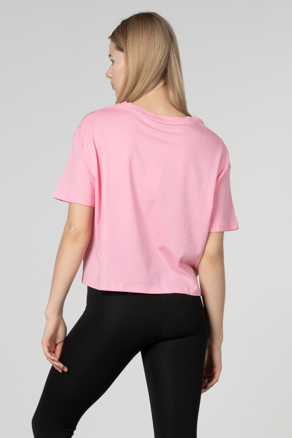 Ön talent baskılı t-shirt-9816 Pembe