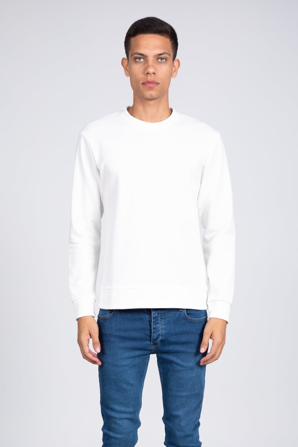 Oversize latin pike sweatshirt-010 Ekru