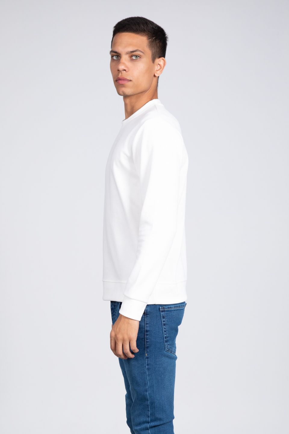 Oversize latin pike sweatshirt-010 Ekru