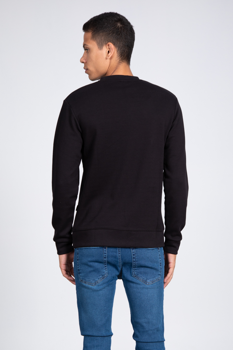 Oversize latin pike sweatshirt-010 Siyah