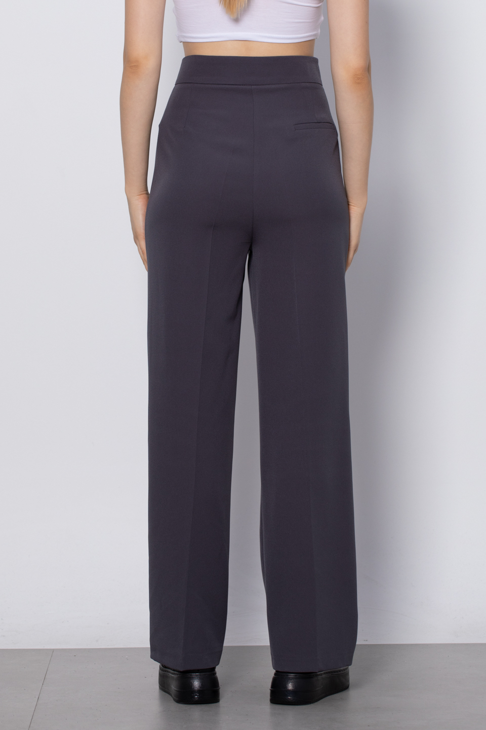 Oversize palazzo pantolon-3247 Antrasit