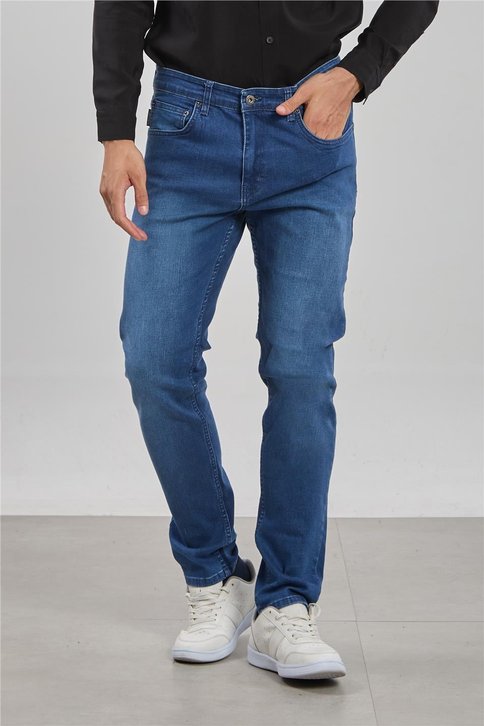 PABLO-Regular fit pantolon-5141 Açık Mavi