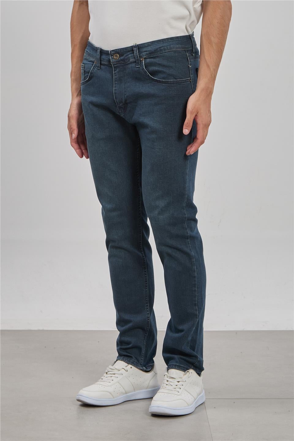 PABLO-Regular fit pantolon-5141 Kahve