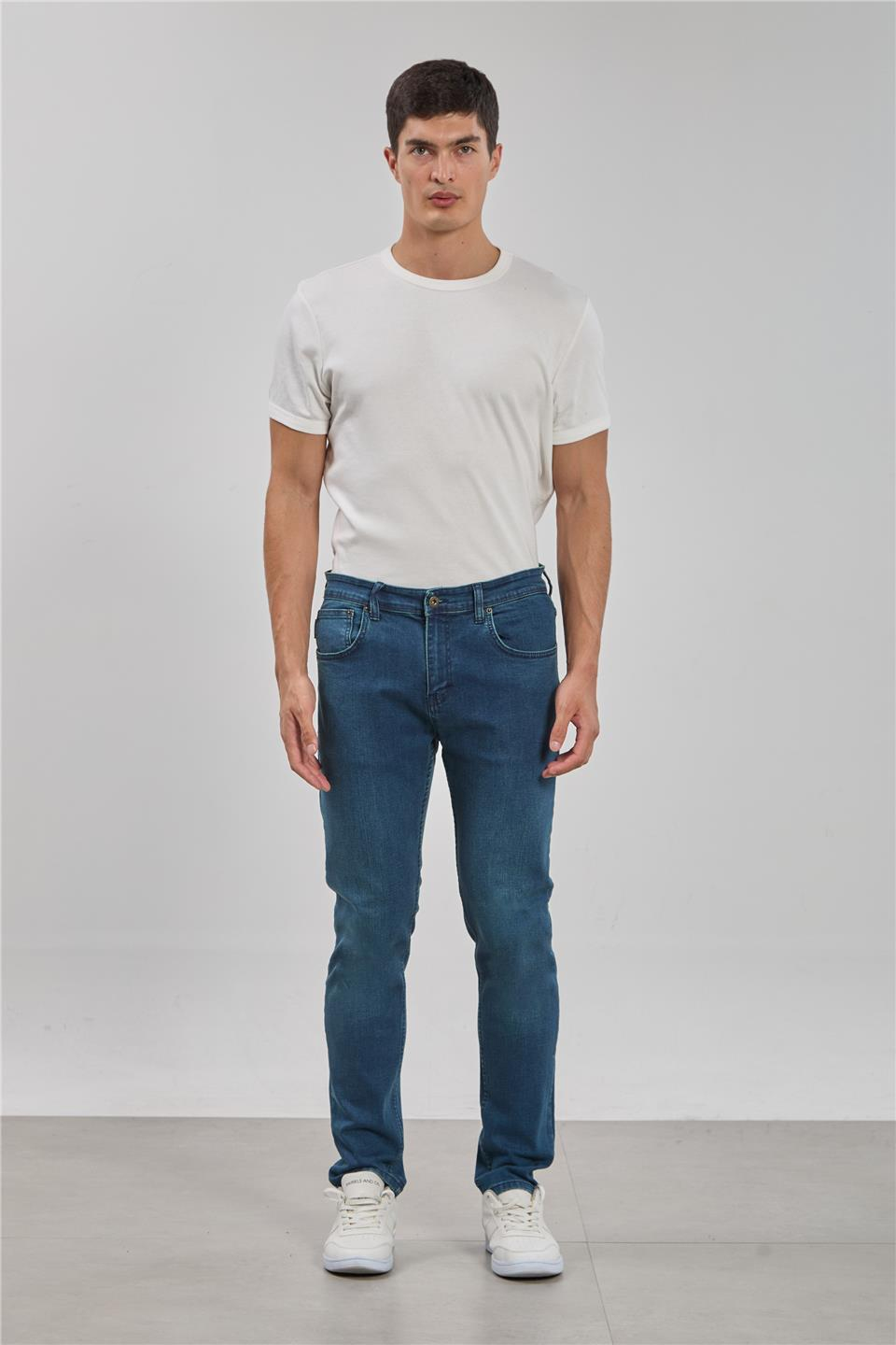 PABLO-Regular fit pantolon-5141 Yeşil