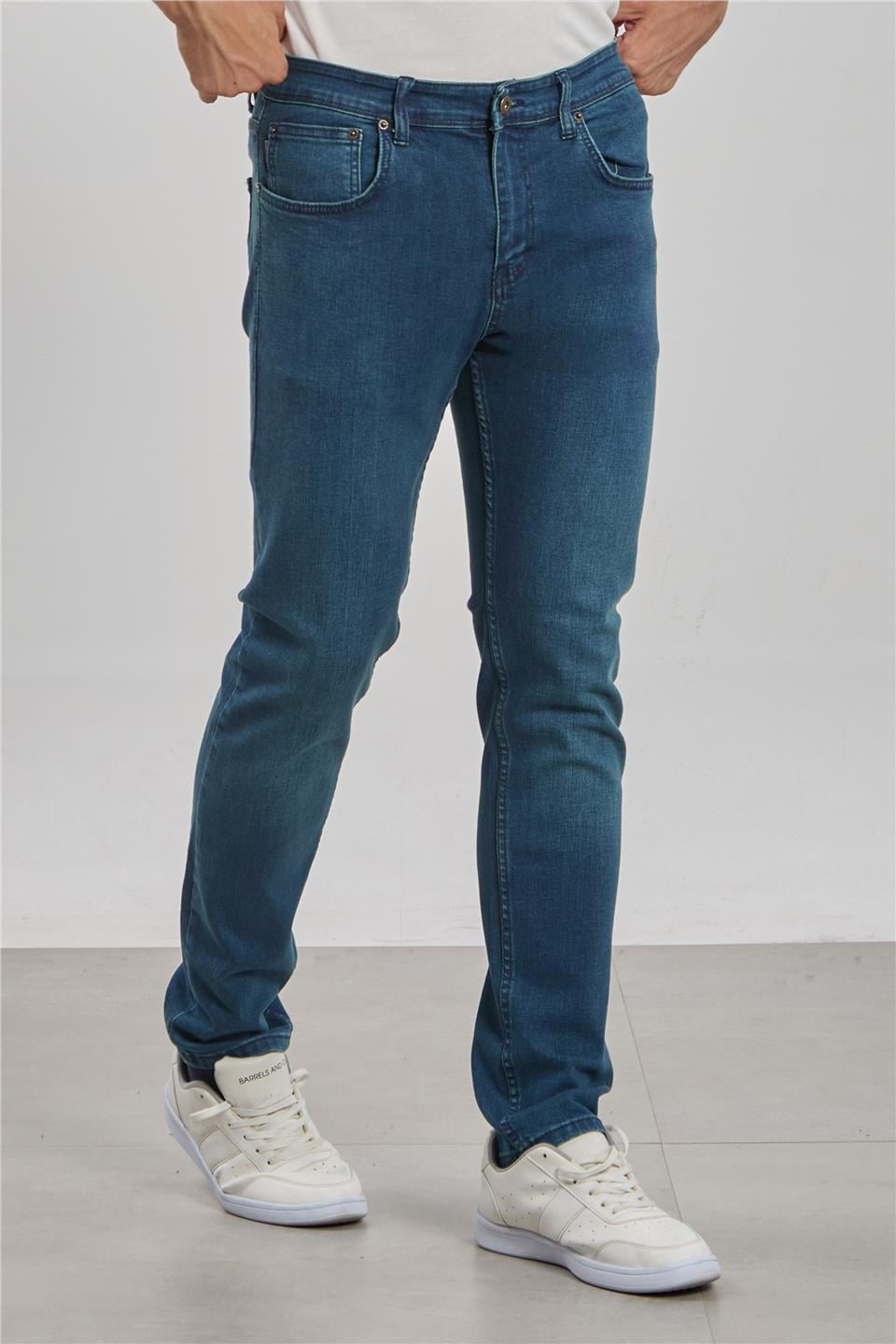 PABLO-Regular fit pantolon-5141 Yeşil