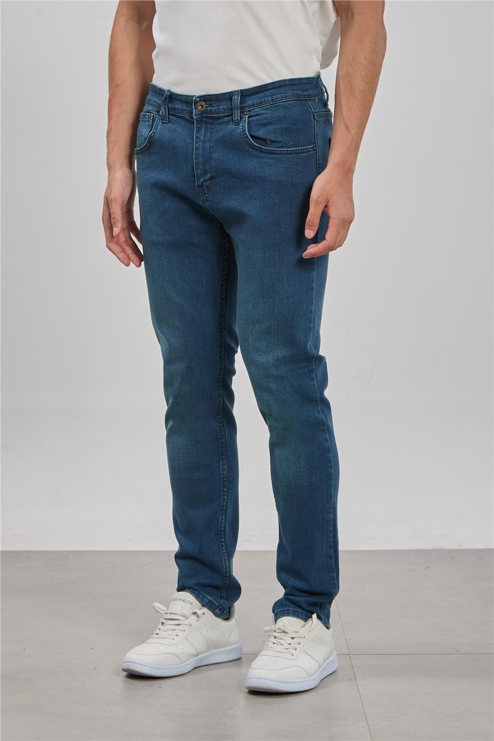 PABLO-Regular fit pantolon-5141 Yeşil