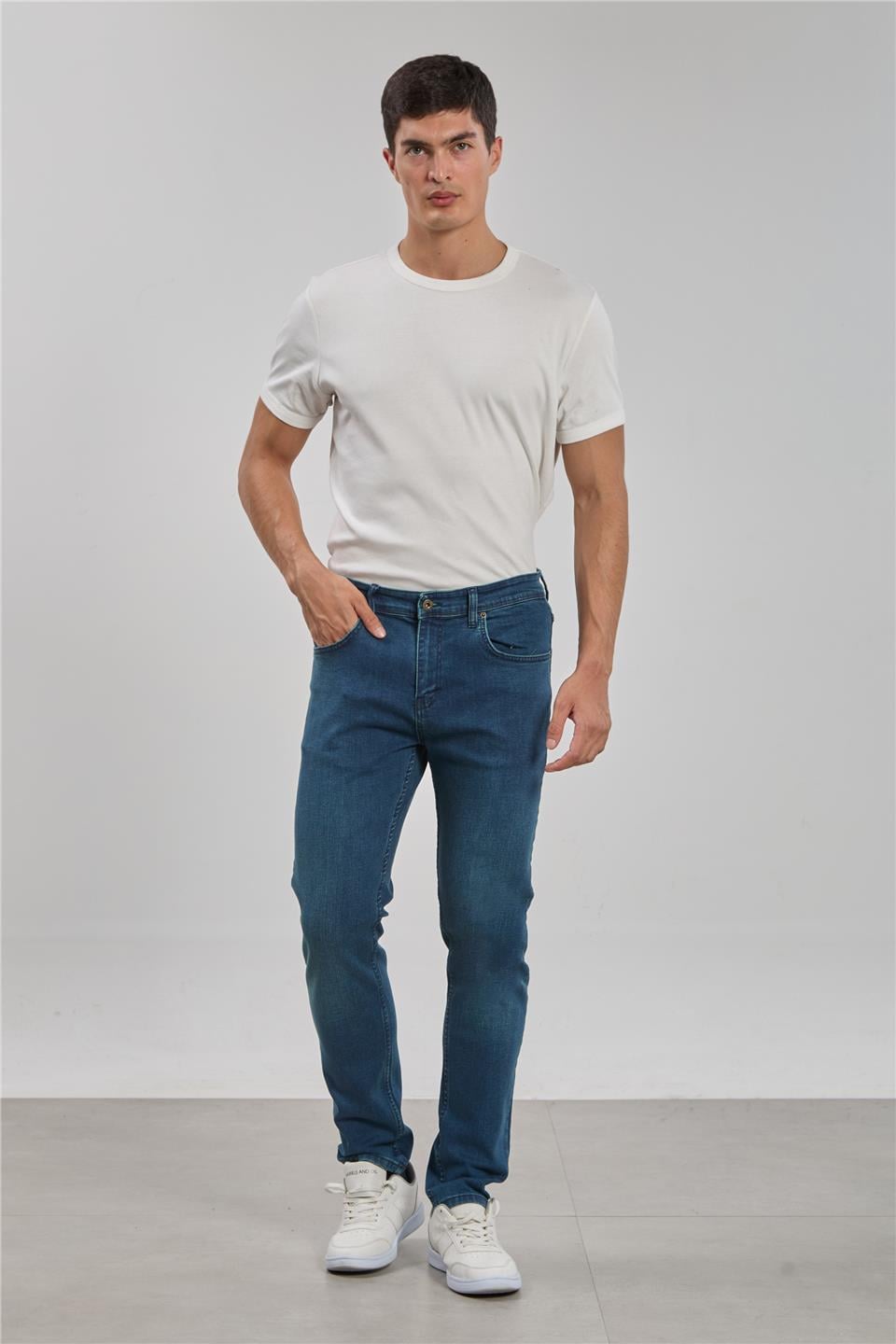 PABLO-Regular fit pantolon-5141 Yeşil