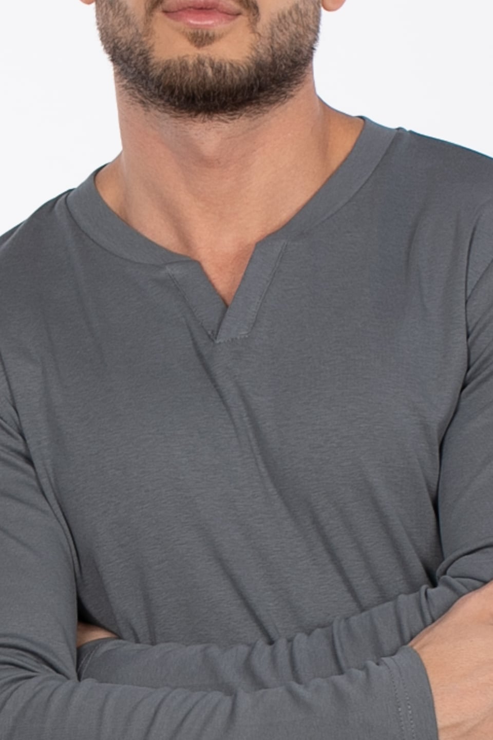 Patlı düğme detay sweat-5066 A.Haki