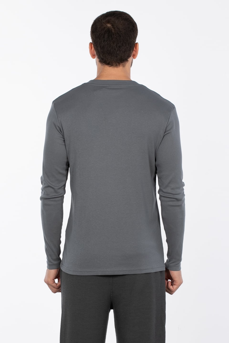 Patlı düğme detay sweat-5066 A.Haki